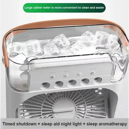 FrostFlow Portable Cooler Fan