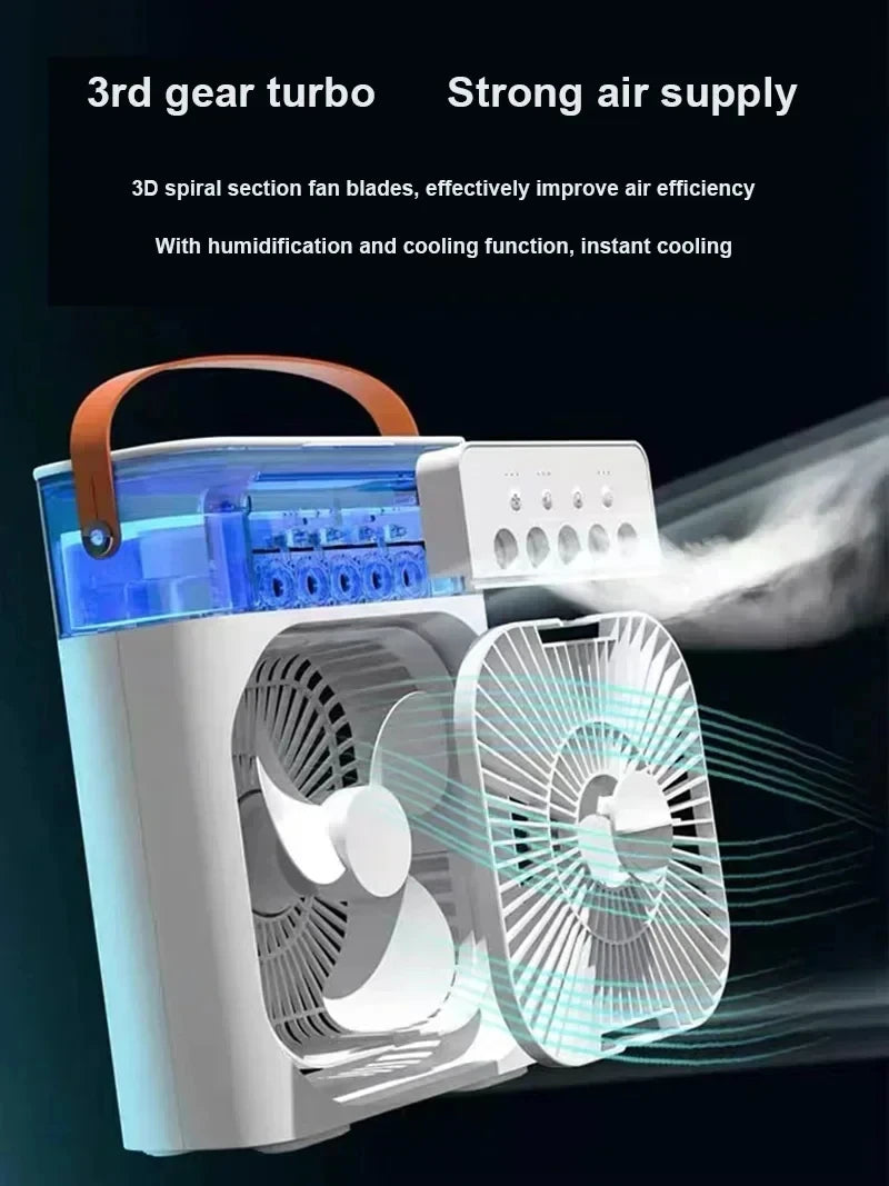 FrostFlow Portable Cooler Fan