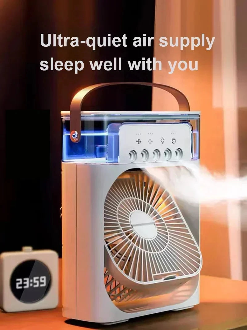 FrostFlow Portable Cooler Fan
