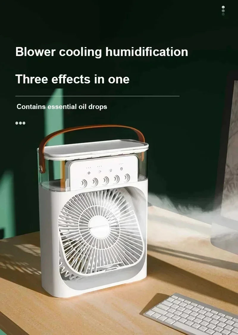 FrostFlow Portable Cooler Fan