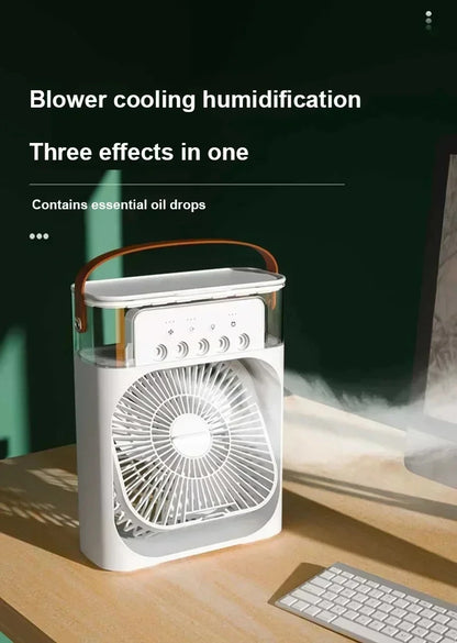 FrostFlow Portable Cooler Fan